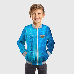 Бомбер детский Geely sport, цвет: 3D-серый — фото 2