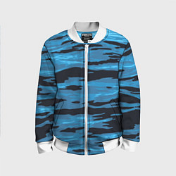 Детский бомбер Волны Камуфляж