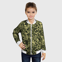 Бомбер детский Камуфляж Flecktarn Jeitai, цвет: 3D-белый — фото 2