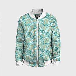Детский бомбер Узор этнический гранж