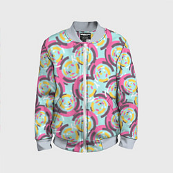 Детский бомбер Круговой паттерн