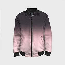 Детский бомбер Градиент: от черного к розовому