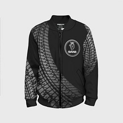 Детский бомбер Saab tire tracks