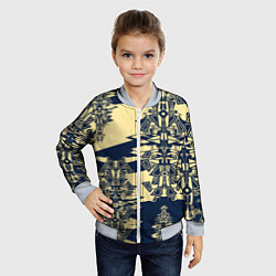 Бомбер детский Кибержук, цвет: 3D-серый — фото 2