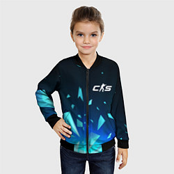 Бомбер детский Counter-Strike 2 взрыв частиц, цвет: 3D-черный — фото 2