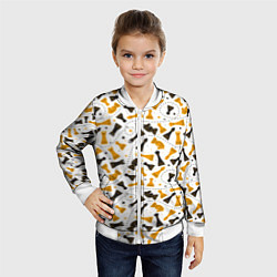 Бомбер детский Шахматные фигуры - Chess, цвет: 3D-белый — фото 2