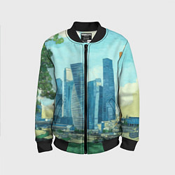 Детский бомбер Москва-сити Ван Гог