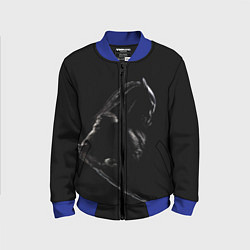 Детский бомбер Хищник на черном фоне