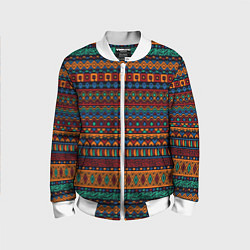 Детский бомбер Этнические узоры полосы