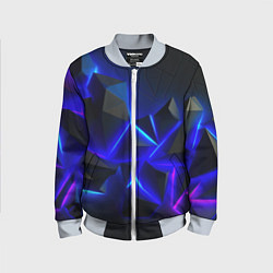 Детский бомбер Разлом плит из неона