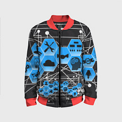 Детский бомбер Виртуальный мир