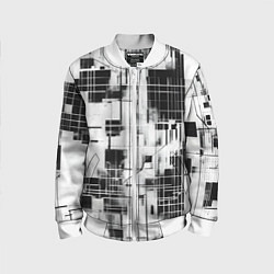 Детский бомбер Кибер Сетка гранж