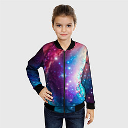Бомбер детский Удивительная вселенная, цвет: 3D-черный — фото 2