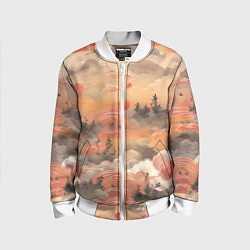 Детский бомбер Japen pattern