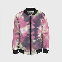 Бомбер детский Tie-Dye дизайн, цвет: 3D-черный
