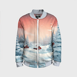 Детский бомбер Погружение в зимнюю атмосферу