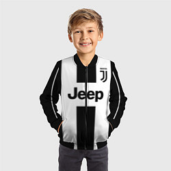 Бомбер детский Juventus collection, цвет: 3D-черный — фото 2