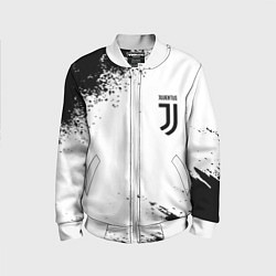 Бомбер детский Juventus sport color black, цвет: 3D-белый