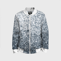 Детский бомбер Серебряный гламур