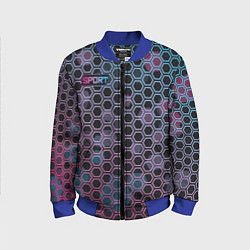 Детский бомбер Sport шестигранники