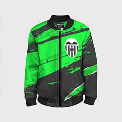 Бомбер детский Valencia sport green, цвет: 3D-черный
