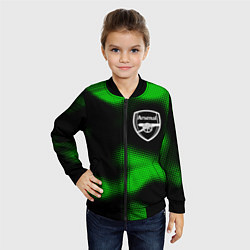 Бомбер детский Arsenal sport halftone, цвет: 3D-черный — фото 2