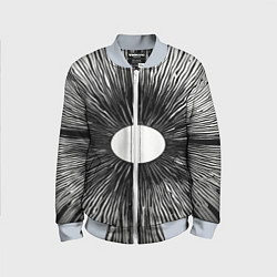 Бомбер детский Поглощение, цвет: 3D-серый