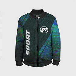 Детский бомбер Lifan sport glitch blue