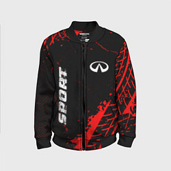 Детский бомбер Infiniti red sport tires