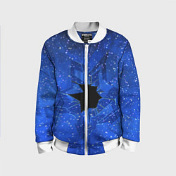 Детский бомбер Расколотое стекло - звездное небо