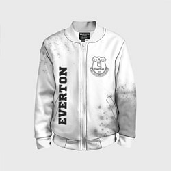 Бомбер детский Everton sport на светлом фоне вертикально, цвет: 3D-белый