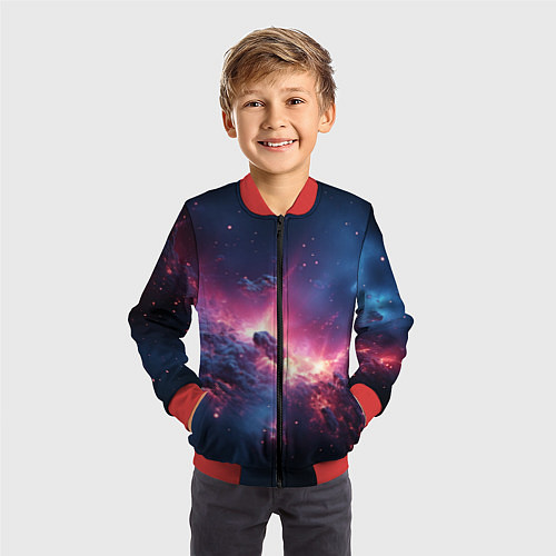 Детский бомбер Взрыв в космосе / 3D-Красный – фото 3
