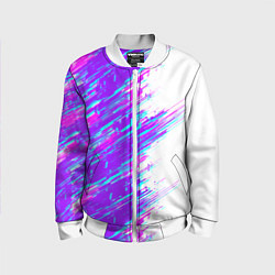 Детский бомбер Neon glitch