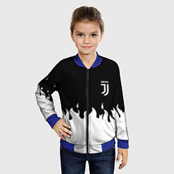 Бомбер детский Juventus fire, цвет: 3D-синий — фото 2