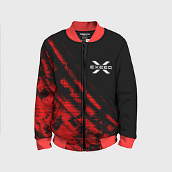 Бомбер детский Exeed sport grunge, цвет: 3D-красный