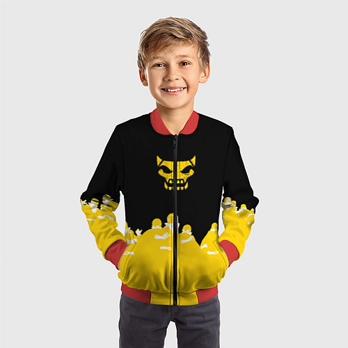 Детский бомбер Боевой отряд Полный провал Fighter D / 3D-Красный – фото 3