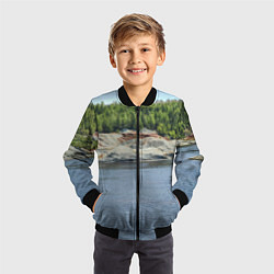 Бомбер детский Троицко-байновское месторождение глины, цвет: 3D-черный — фото 2