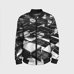 Детский бомбер Хромированная абстракция