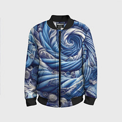 Детский бомбер Denim funnel - fashion trend