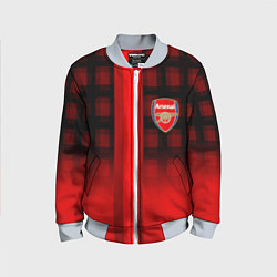 Бомбер детский Arsenal fc sport geometry steel, цвет: 3D-серый