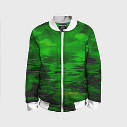 Детский бомбер Камуфляж с водой