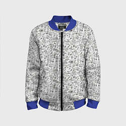 Детский бомбер Дудл граффити рэперское - паттерн