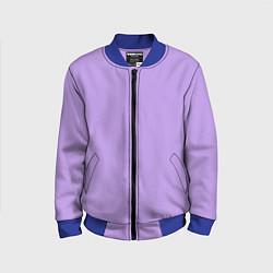 Детский бомбер Эмоция страха - сиреневый
