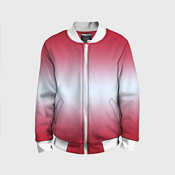 Бомбер детский Gradient color, цвет: 3D-белый