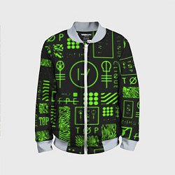 Детский бомбер Twenty one pilots neon