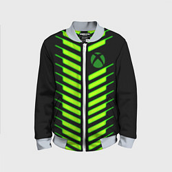Детский бомбер Xbox green line