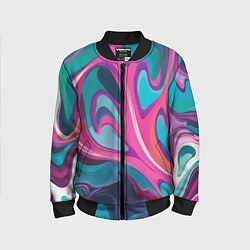 Детский бомбер Эбру краска