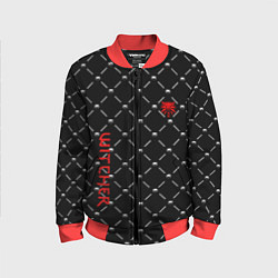 Детский бомбер Ведьмак паттерн волк