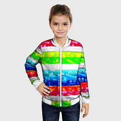 Бомбер детский Fortnite color line, цвет: 3D-белый — фото 2
