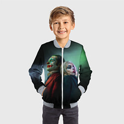 Бомбер детский Харли и Джокер, цвет: 3D-серый — фото 2